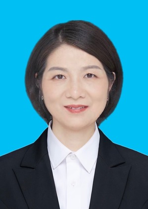 蓝底